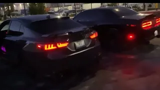 Camry TRD vs Dodge Challenger R/T (Roll Races)