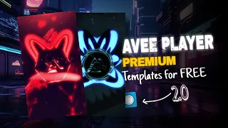 Avee Player Premium Trending Templates ✨ & Editing Process 🔓 (Part 2)