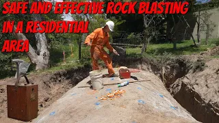 Safe and Effective Rock Blasting in a Residential Area