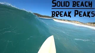 Solid Beach Break Peaks | Surf | POV