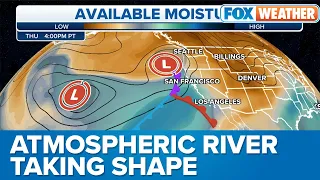 Atmospheric River Approaches California, Flooding and Snow Concerns Ramp Up