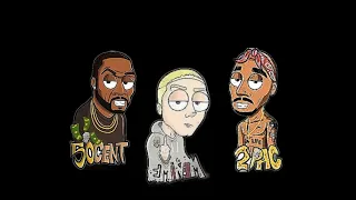 50Cent x Eminem x 2Pac x Snoop Dogg x Dr. Dre x Ice Cube x Eazy-E  -  Without Me (REMIX)