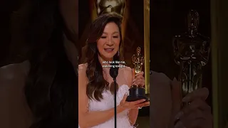 Michelle Yeoh Becomes the First Asian Woman to Win Best Actress at Oscars #michelleyeoh #oscar2023