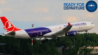 [4K] 10 MIN of TAKEOFFS close ups at Vnukovo VKO/UUWW Moscow airport | PLANE SPOTTING