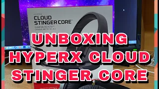 Unboxing Hyperx cloud stinger core | новые наушники | бюджетный вариант | распаковка