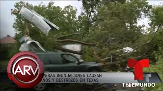 Imelda deja graves inundaciones en zonas de Texas | Al Rojo Vivo | Telemundo