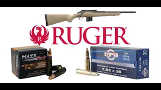 Ruger American Ranch 7.62x39 ammo test