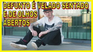 DEFUNTO É VELADO SENTADO E DE OLHOS ABERTOS