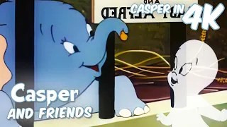 Casper's Trunk Full Of Fun ðŸ�˜ | Casper and Friends in 4K | 1.5 Hour Compilation | Cartoon for Kids