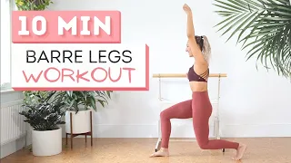 10 min BARRE LEGS AND BOOTY WORKOUT | For Ballet Dancer Legs