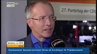 CDU-Parteitag: Karl-Rudolf Korte zur Merkel-Rede am 9.12.2014