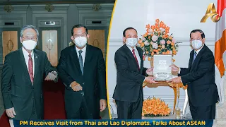 PM Receives Visit from Thai and Lao Diplomats, Talks About ASEAN