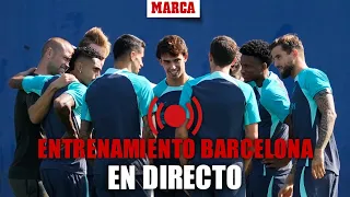 El FC Barcelona se entrena en la previa al partido ante el Sevilla, EN DIRECTO | MARCA