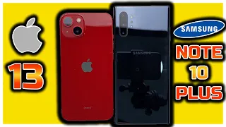 IPHONE 13 VS SAMSUNG NOTE 10 PLUS SPEED TEST