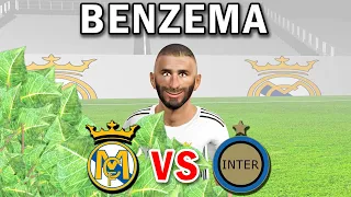 Real Madrid vs Inter Champions League | Benzema Goal | Animation