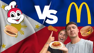 Jollibee VS Mcdonalds in THE Philippines! 🇵🇭