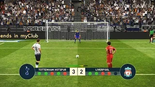 PES 2019 | TOTTENHAM vs LIVERPOOL FC | Penalty Shootout | Gameplay PC