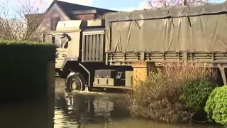 UK floods  New aerial footage as water rises