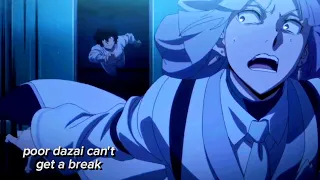 Dazai saving Sigma from the elevator | bsd season 5