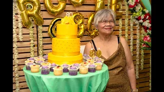 My mommy 80th Birthday greetings