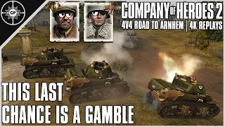 MORTAR CARRIAGE FOCUS HAS EXPLOSIVE RESULTS | 4v4 Road to Arnhem | 4K CoH2 Casts #21