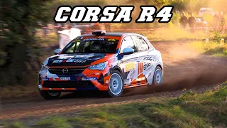 Opel Corsa Rally 4 | Huge Anti-lag backfire 3 cyl Turbo 208 hp