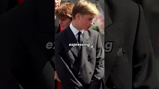 Why Prince Harry and William did not cry at Diana's funeral #shorts