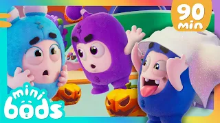 Who Has the Spookiest Halloween Costume Ever! 👻 | 🌈 Minibods 🌈 | Preschool Cartoons for Toddlers