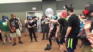 Anthrocon 2023 10 Pup Mosh Ball Bounce