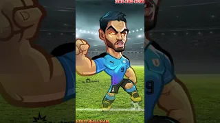 Guess the footballers CARTOON version 😯🔥(Messi, Neymar, Ronaldo, Mbappe)