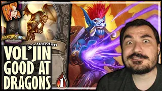 VOL’JIN IS GOOD AT DRAGONS?! - Hearthstone Battlegrounds