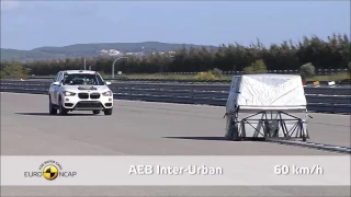 2015- 2016 BMW X1  - Autonomous Emergency Braking -AEB Test