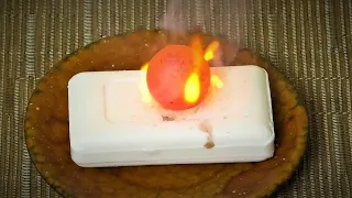 Red Hot Steel Ball vs Soap is Oddly Satisfying