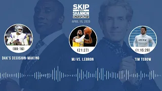 Dak's decision-making, LeBron vs. MJ, Tim Tebow (4.15.20) | UNDISPUTED Audio Podcast