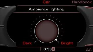 Codage Lumière ambiance - Coding Ambient Light Audi MMi
