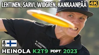 Heinola K2T9 Pro Tour 2023, Lauri Lehtinen, Justus Sarvi, Waldemar Widgren, Ville Kankaanpää, PDPT 4