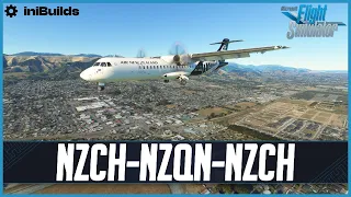 MSFS LIVE | Real World Air New Zealand OPS | ATR72-600 | iniBuilds Queenstown (NZQN)