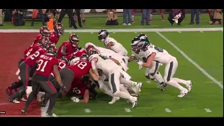 Tampa Bay Buccaneers STOP Philadelphia Eagles 'TUSH PUSH' QB Sneak; But Refs Missed a Facemask!!