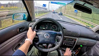 1999 Volkswagen Passat B5 [1.9 TDI 90HP] |0-100| POV Test Drive #1657 Joe Black