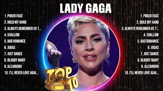 Lady Gaga Top Of The Music Hits 2024 - Most Popular Hits Playlist