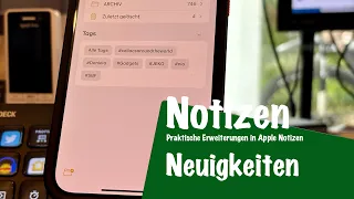 Die Notizen App unter iOS 17