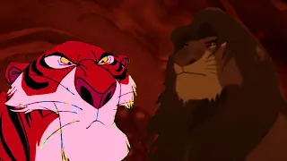 Simba VS Shere Khan (The Jungle Book X Lion King Crossover)