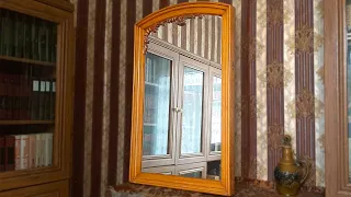Реставрация и переделка 100-летнего старинного зеркала | Restoration of a 100-year-old mirror