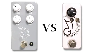 JHS Pedals Twin Twelve vs Gracenote Dynamic Boost на Русском