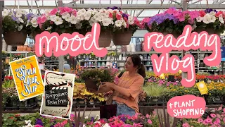 mood reading vlog (spoiler free)  | cozy days, plant shopping, etc |