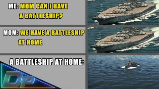 A BATTLESHIP AT HOME... (War Thunder)