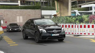 Brabus GLE63s AMG & Cayman S w/Borla exhaust - LOUD accelerations