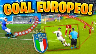 🇮🇹RICREIAMO I MIGLIORI GOL DELL' ITALIA *EUROPEI 2020*