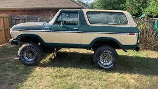 First Drive - I bought a 1979 Bronco!