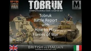 Flames of War Battle: Report Tobruk with How to Play